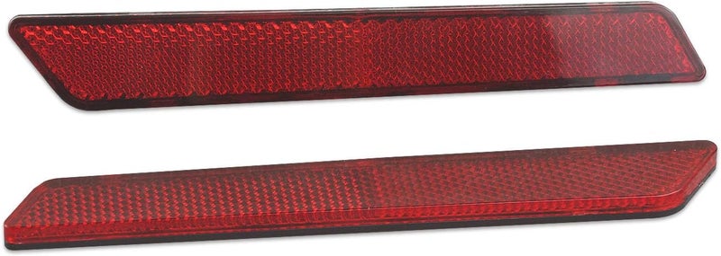 SWESGI Saddlebag Reflector Inserts for Harley Saddle Bag Latch Cover for Touring Street Electra Road Glide 2014-2024 (Red Reflectors) - Image 4